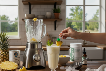 Brazen Collagen Piña Colada Mocktail