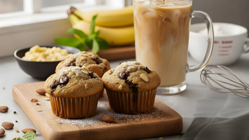 Brazen Banana Nut Chocolate Collagen Muffins
